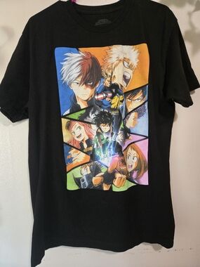 My Hero Academia Graphic Large Black Funimation T‑Shirt